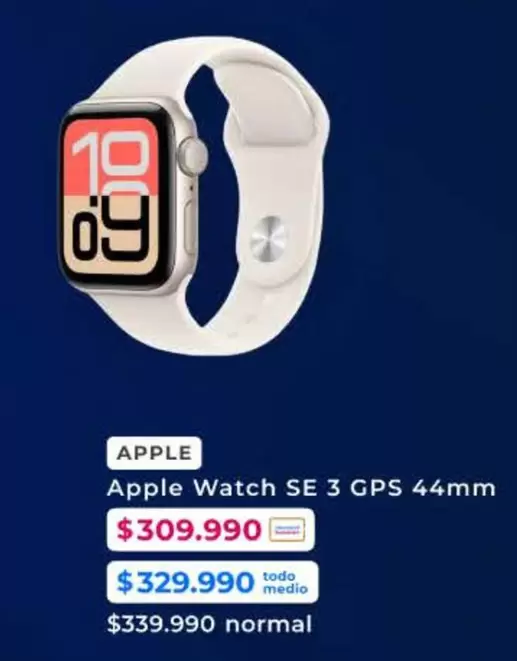 Apple - Watch SE 3 Gps 44mm