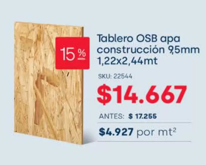 Tablero Osb Apa Construcción