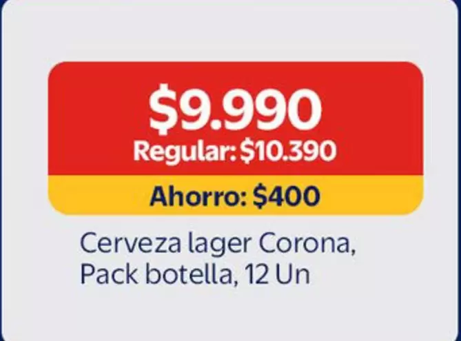 Corona - Cerveza Lager Pack Botella