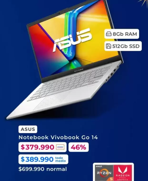 Asus - Notebook Vivobook 14