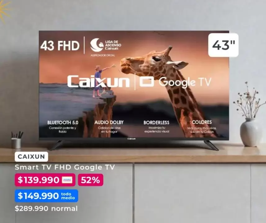 Más - Smart Tv Fhd Google Tv