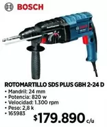 Bosch - Rotomartillo Sds Plus Gbh 2-24 D