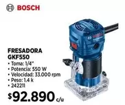Bosch - Fresadora Gkf550