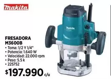 Makita - Fresadora M3600b