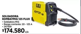 Soldadora Kombatmig 125 Flux