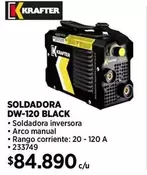 Krafter - Soldadora DW-120 BLACK
