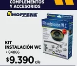 Hoffens - Kit Instalación Wc