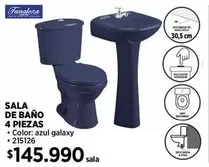 Fanaloza - Sala De Bano 4 Piezas