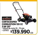 HP - Cortacesped Combustion 139 Cc 3 Hp 20"