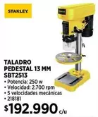 Stanley - Taladro Pedestal 13 Mm Sbt2513