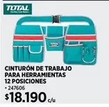 Cinturon De Trabajo Para Herramientas 12 Posiciones