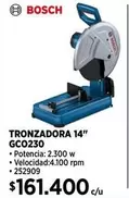 Bosch - Tronzadora 14" GCO230