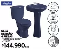 Fanaloza - Sala De Baño 4 Piezas