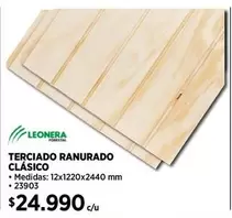 Terciado Ranurado Clásico