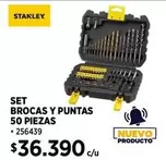 Stanley - Brocas Y Puntas 50 Piezas