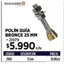 Polún Guía Bronce 25 Mm
