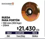 Rueda Para Portón