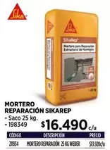 Sika - Mortero Reparacion