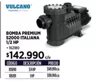 HP - Bomba Premium S2000 Italiana 1/2 Hp