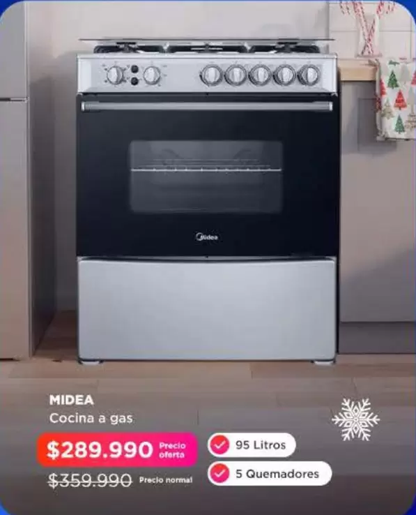Midea - Cocina A Gas