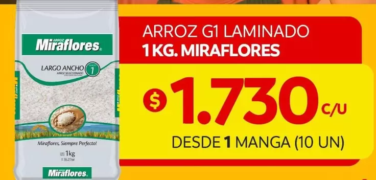 Miraflores - Arroz G3 Laminado