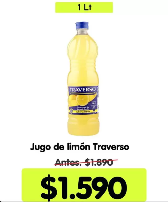 Traverso - Jugo de limon