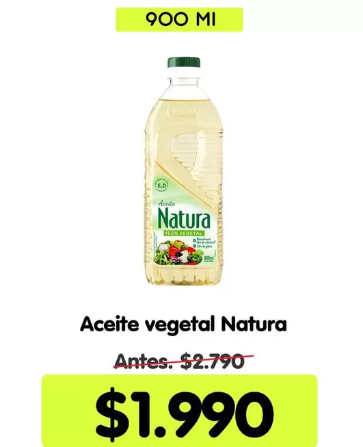 Natura - Aceite Vegetal
