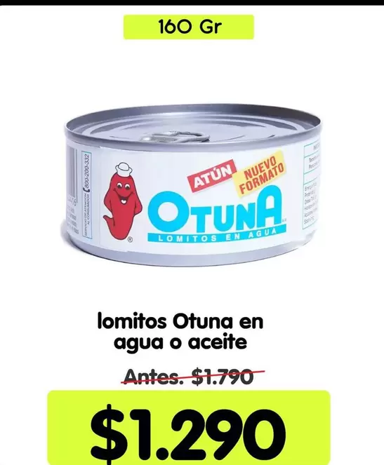 GT - Lomitos O Tuna En Agua O Aceite