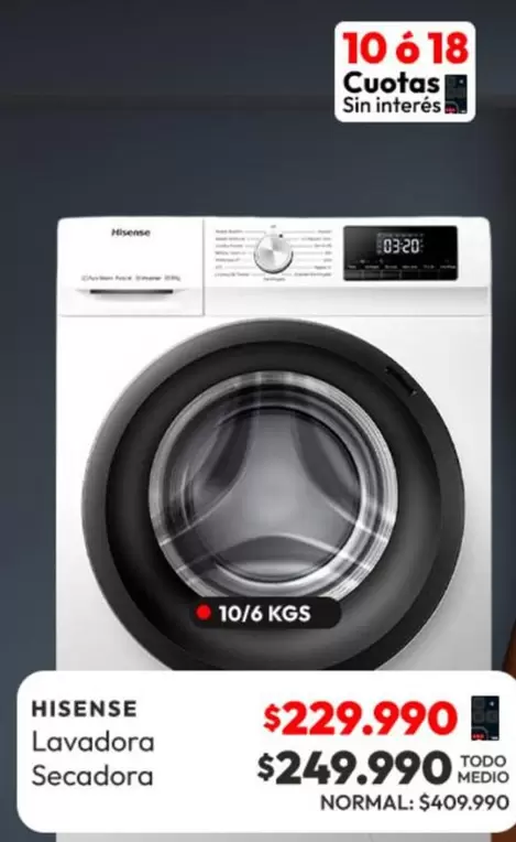 Hisense - Lavadora Secadora