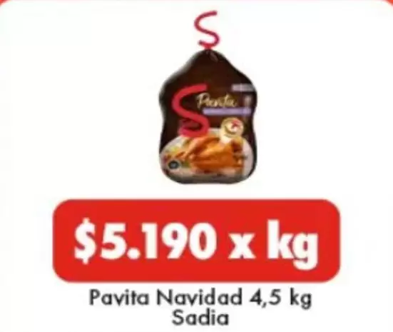 Sadia - Pavita Navidad 4,5 Kg