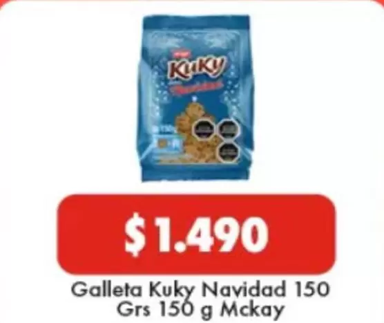 Kuky - Galleta Navidad 150 Grs