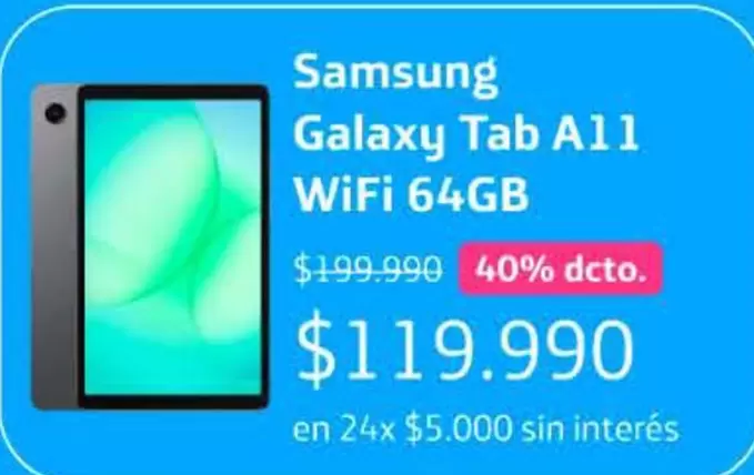 Samsung - Galaxy Tab A11 Wifi 64gb