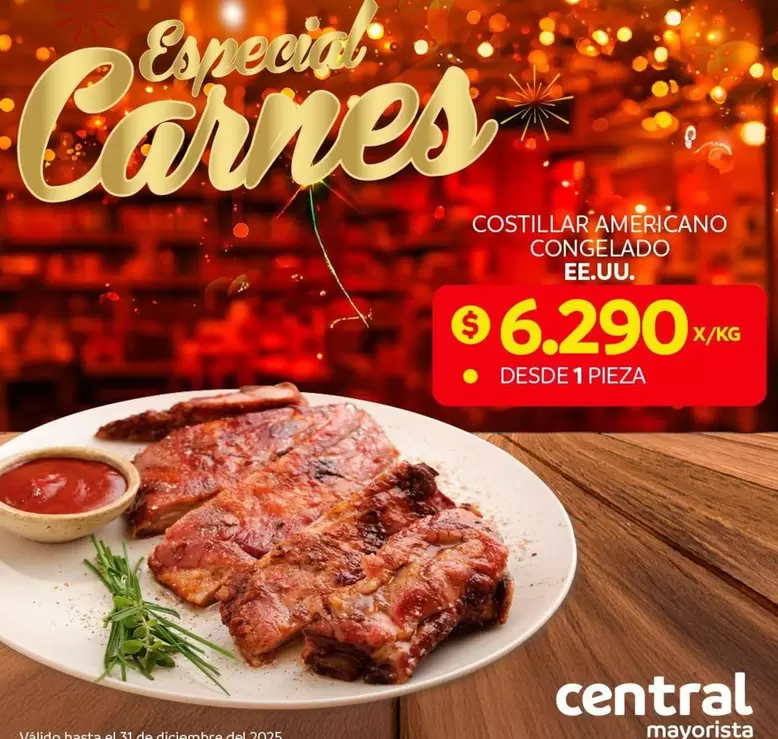 Costillar Americano Congelado
