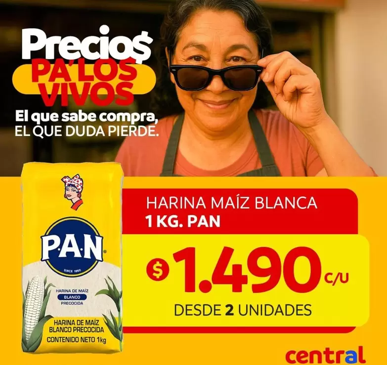 Pan - Harina Maiz Blanca
