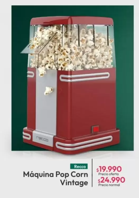 Recco - Maquina Pop Corn Vintage