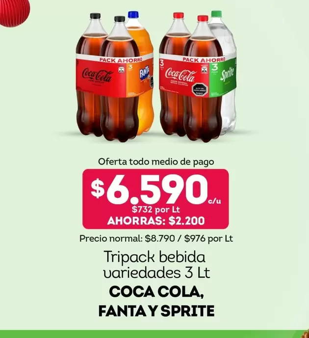 Coca Cola - Tripack Bebida Uriedades