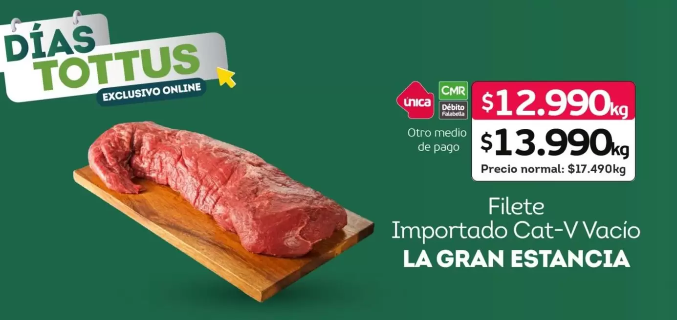 Tottus - Importado Cat-V Vacio