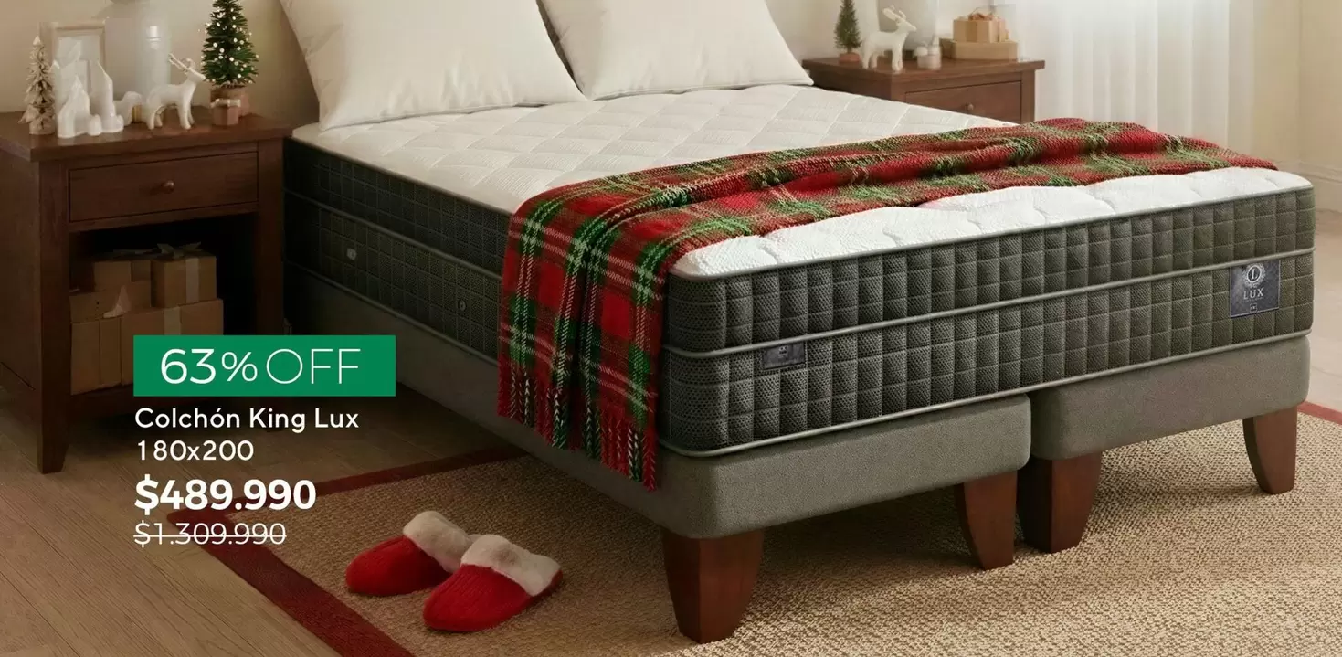 king - Colchon King Lux 180x200