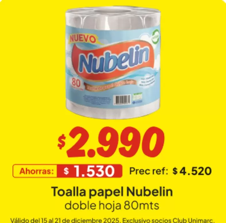 Nubelin - Toalla Papel