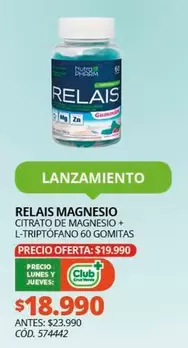 Club - Reglaios Citrato De Mangresio + L'triptofano 60 Gomitas