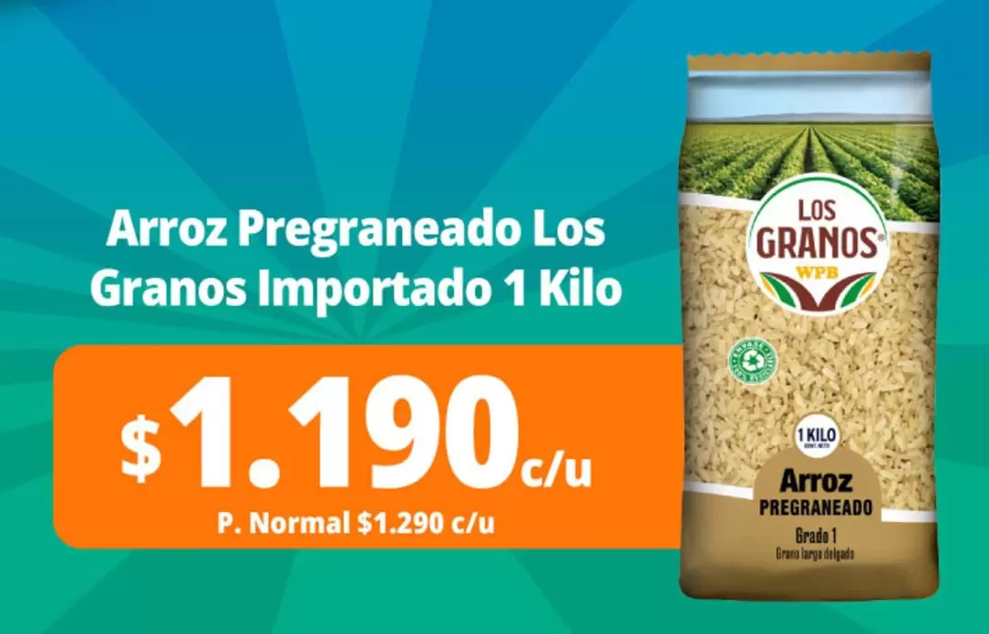 Arroz Pregraneado Los Granos Importado