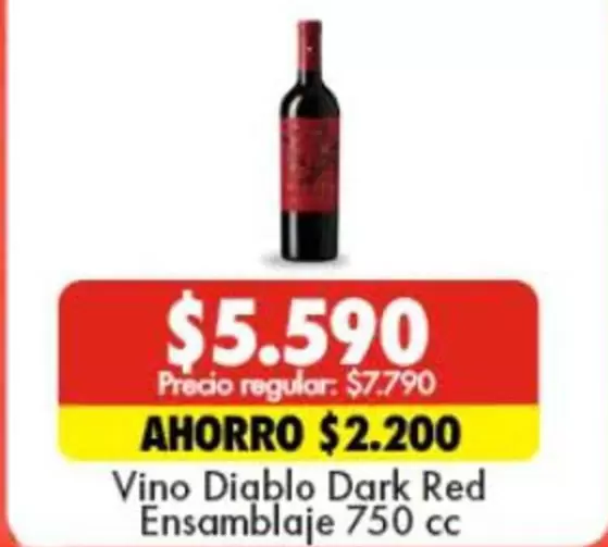 Vino Diablo Dark Red Ensambljaje