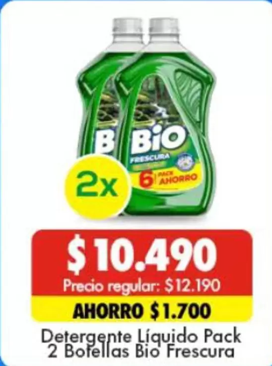 Bio - Detergente Liquido Pack 2 Botellas Frescura