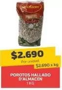 Porotos Hallado D'almacen