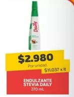 Daily - Endulzante Stevia