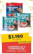 Cat - Champion  O Champion Dog