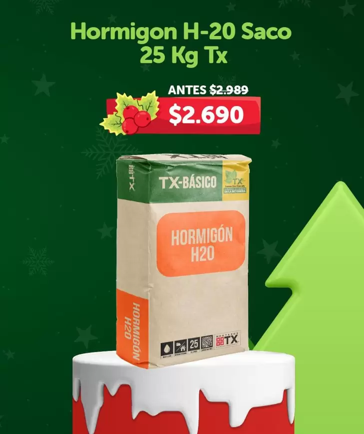Hormigon H-20 Saco