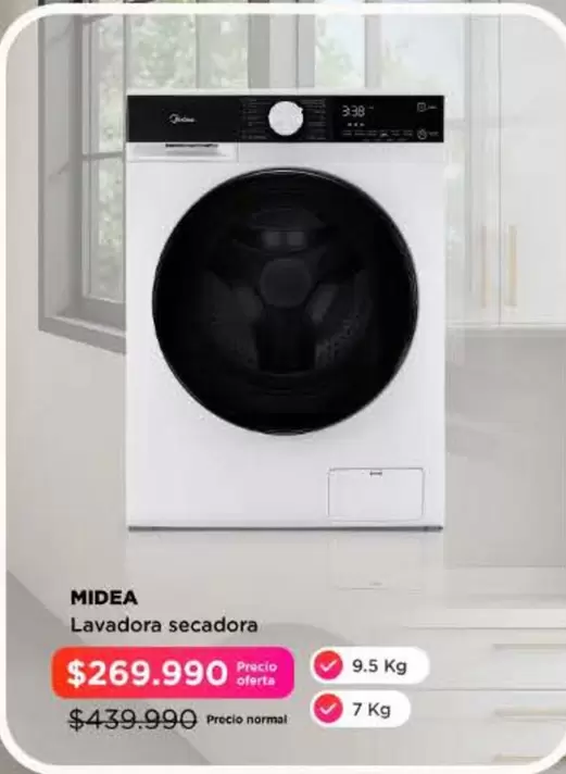 Midea - Lavadora Secadora
