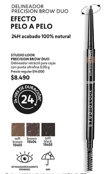 Duo - Delineador Precision Brow Efecto Pelo A Pelo 24H