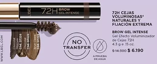 72h Cejas Voluminosas Naturales Y Fijacion Extrema